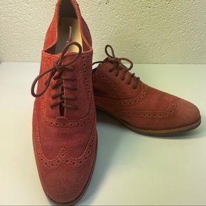 Cole Haan Oxford style suede shoes